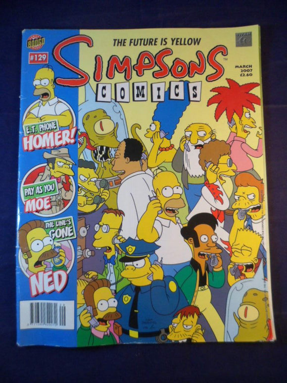 Simpsons UK Comics - Bongo - # 129