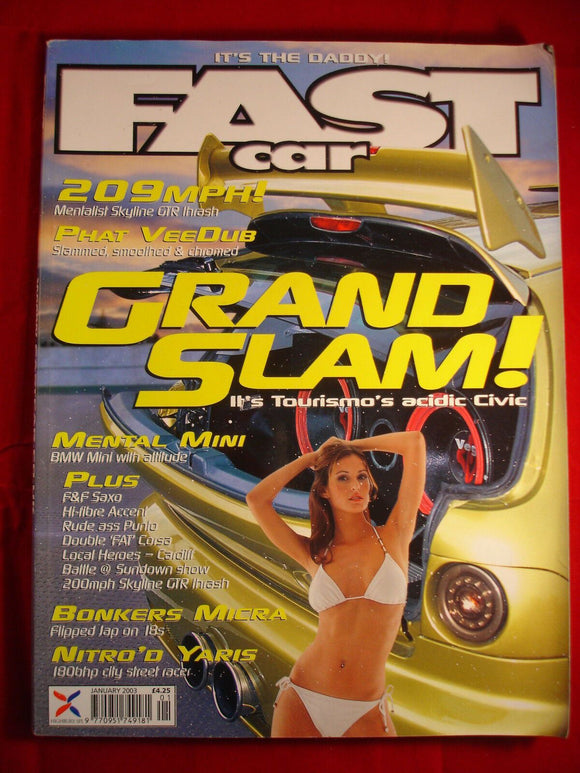 Fast Car - January 2003 - Saxo - Punto - Corsa - Skyline - Micra - Yaris