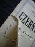 Czerny - School of velocity - Vintage Sheet Music -