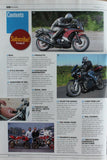 Motorcycle sport and leisure mag - Nov 2011 - Crossrunner - ZX750 Turbo