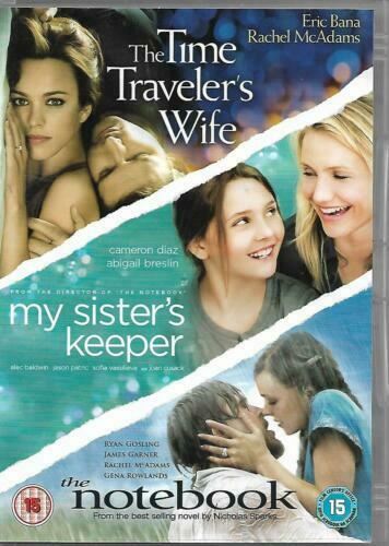 The Time Traveler's Wife - My Sister's Keeper - Notebook DVD 3 Disc Set - B99