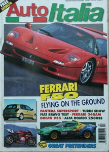 Auto Italia Magazine - Sept / Oct 1996 - Ferrari F50 - 340 America