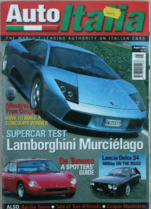 Auto Italia Magazine - August 2002 - Murcielago - Delta S4