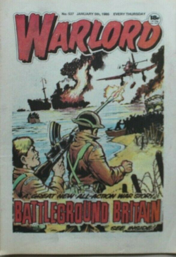 Vintage Warlord war comic # 537 - 5 January 1985