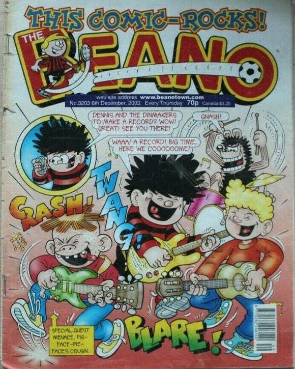 Beano Comic - 3203 - 6 December 2003