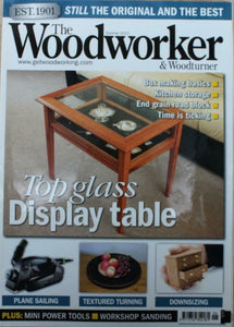 Woodworker Magazine -Summer -2013-Glass top display table